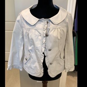 Lightweight Khaki Cropped Jacket